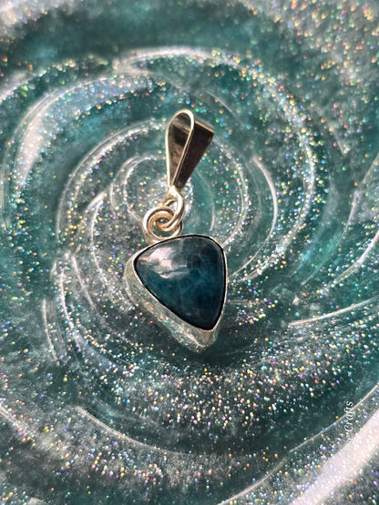 Apatite Pendant Set in Silver