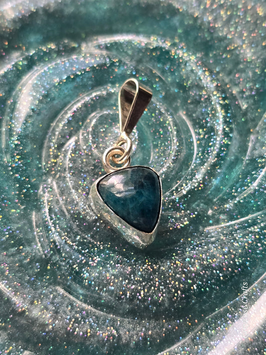 Apatite Pendant Set in Silver