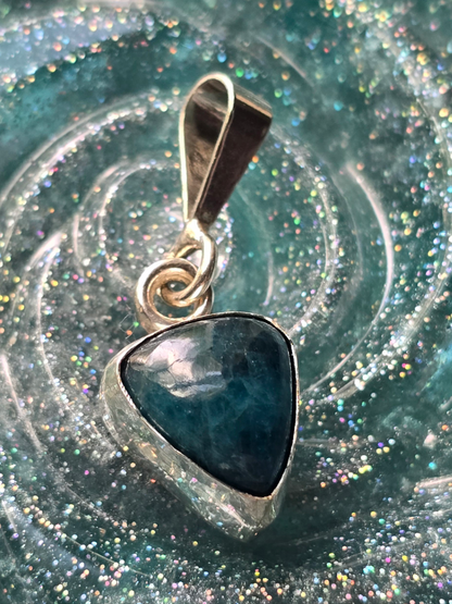 Apatite Pendant Set in Silver