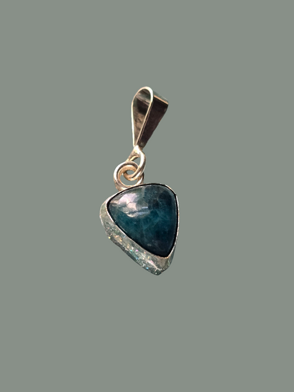 Apatite Pendant Set in Silver