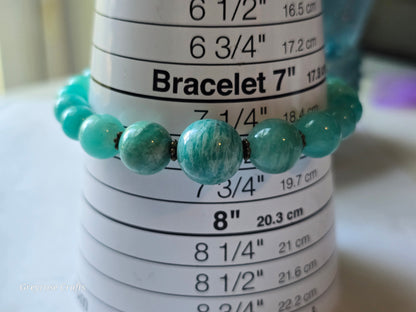 Amazonite bracelet.